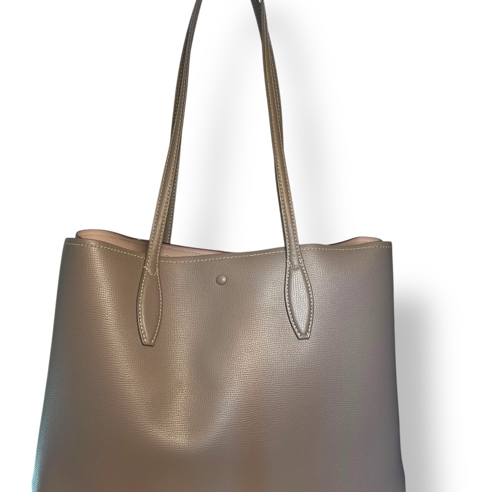 Kate Spade Kate Spade All Day Large Tote Gray, Taupe Saffiano Leather + Pouch - Picture 3 of 11